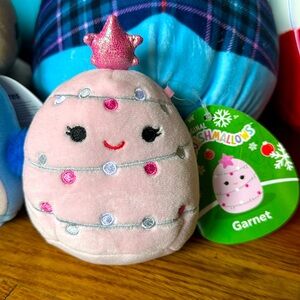 Squishmallow Toys | NWT 5” | Garnet the Pink Christmas Tree